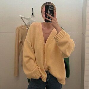 James Street Co Butter Cardigan Sweater